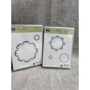 Stampin Up Daydream Medallions Rubber Cling Mount Rubber Stamp Set